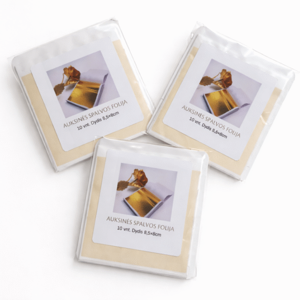Auksinės spalvos folija
