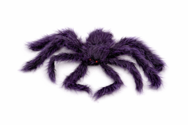 Helovino dekoratyvinis pūkuotas voras