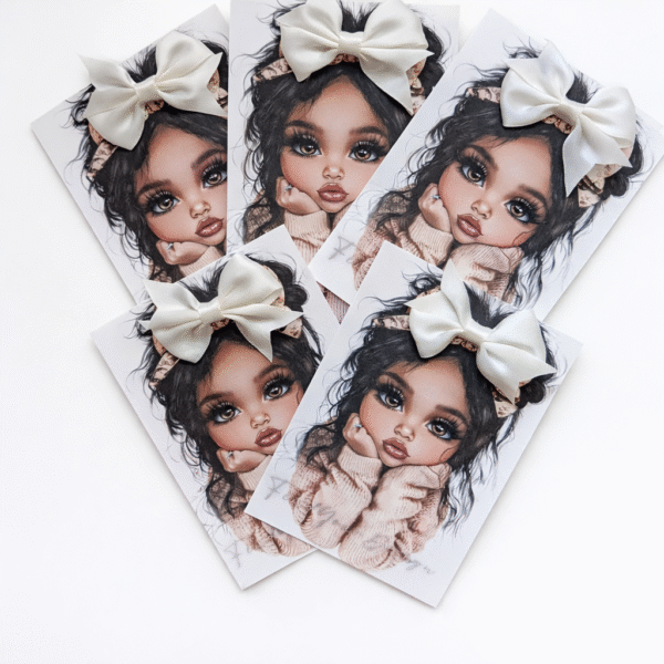 Plaukų segtukas su kaspinu 