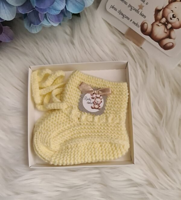 Rankų Darbo Megzti Kūdikių Tapukai