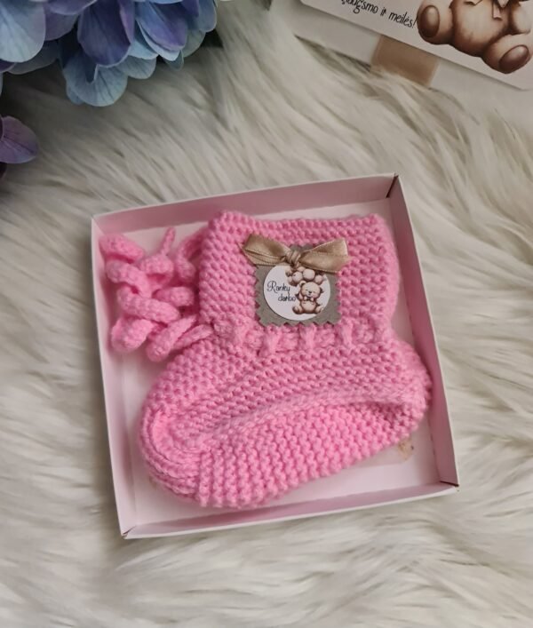 Rankų Darbo Megzti Kūdikių Tapukai