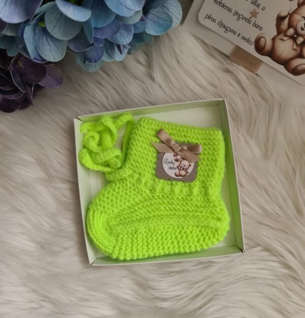 Rankų Darbo Megzti Kūdikių Tapukai