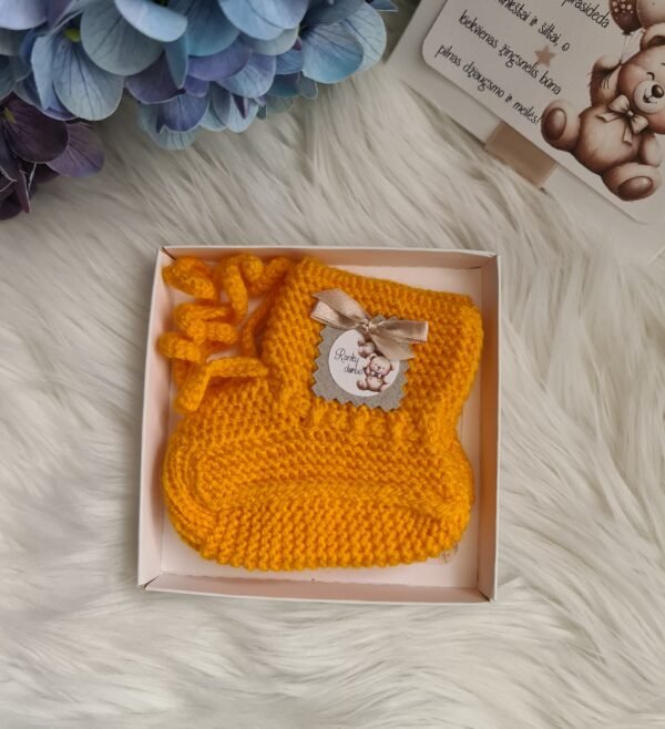 Rankų Darbo Megzti Kūdikių Tapukai