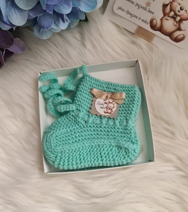 Rankų Darbo Megzti Kūdikių Tapukai