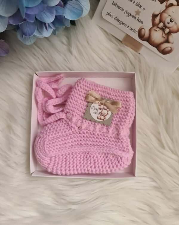 Rankų Darbo Megzti Kūdikių Tapukai