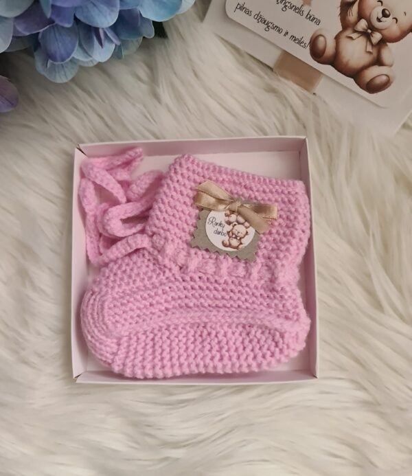 Rankų Darbo Megzti Kūdikių Tapukai