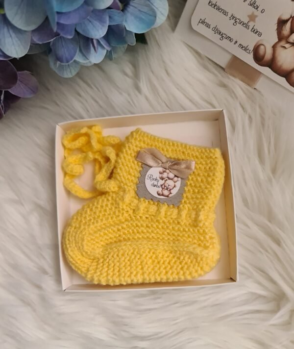 Rankų Darbo Megzti Kūdikių Tapukai