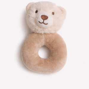 Minkštas barškutis su meškučiu