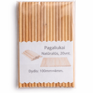 Natūralūs pagaliukai – 20 vnt.