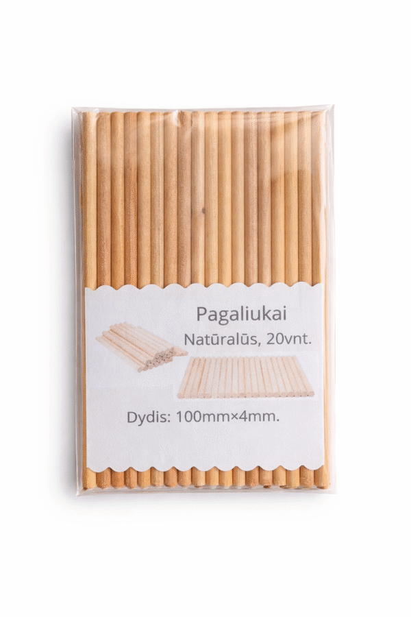 Natūralūs pagaliukai – 20 vnt.