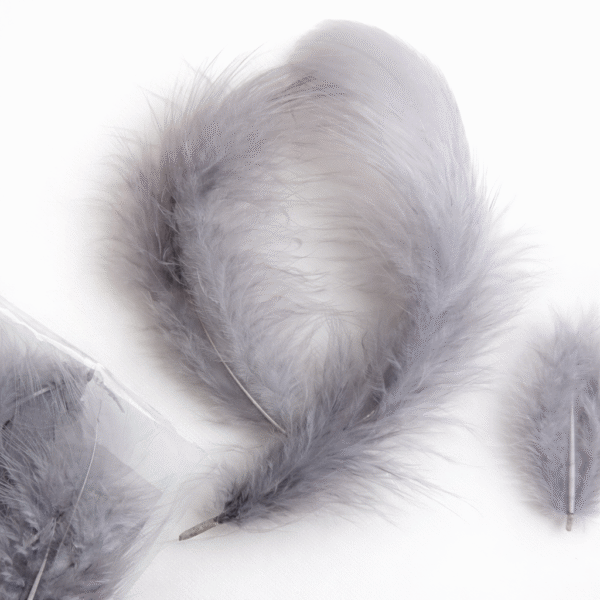 Dekoratyvinės plunksnos įvairių spalvų