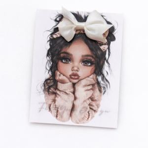 Plaukų segtukas su kaspinu 