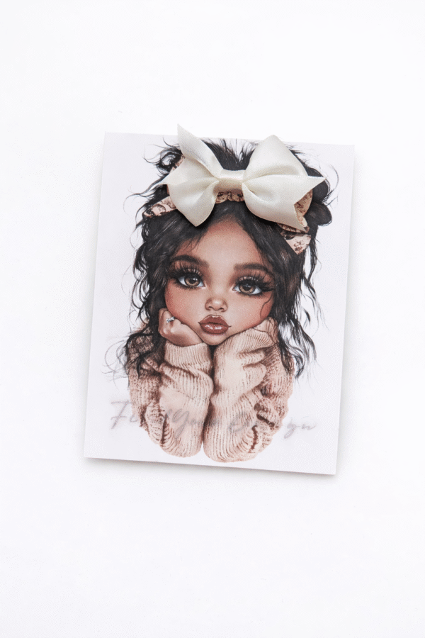 Plaukų segtukas su kaspinu 