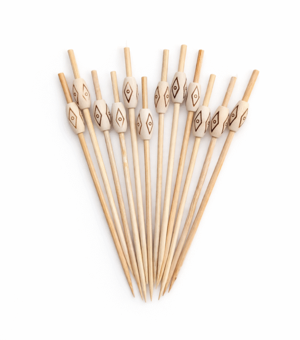 Dekoratyviniai vienkartiniai dantų krapštukai (10 vnt).