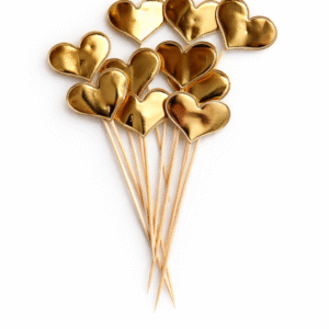 Dekoratyviniai vienkartiniai dantų krapštukai (10 vnt).