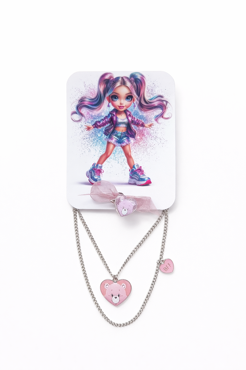 Vaikiškas papuošalų rinkinys mergaitei