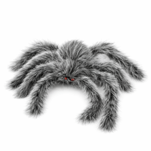 Helovino dekoratyvinis pūkuotas voras