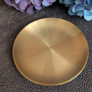 PXL_20250810_085741815 Dekoratyvinis auksinis metalinis padėklas (23 cm)