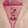 PXL_20250810_155055641 Popierinė vėliavėlių girlianda „Disney Junior Minnie“ – 2,3 m