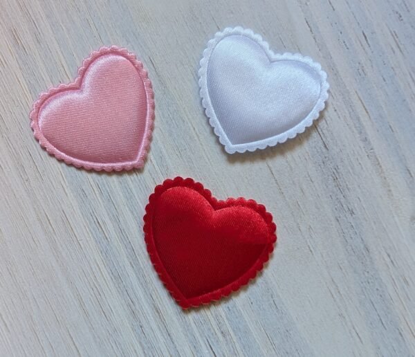 Medžiaginių širdelių rinkinukas ❤️