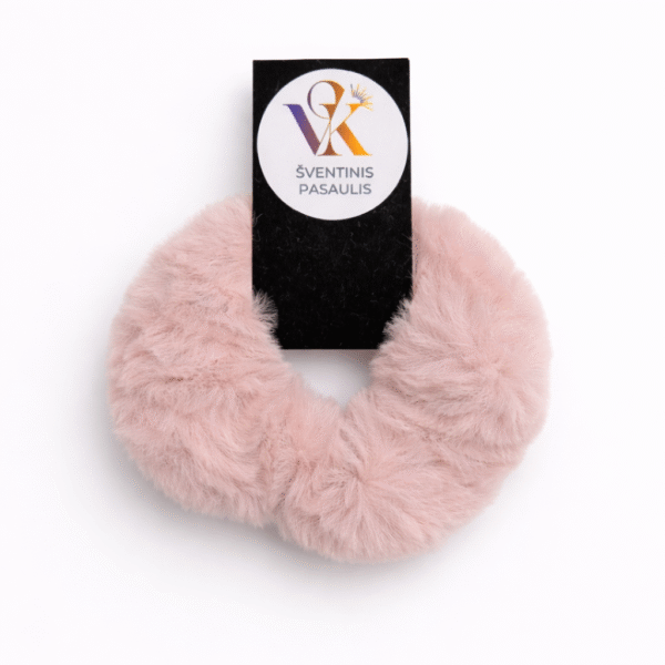 Pūkuota plaukų gumytė