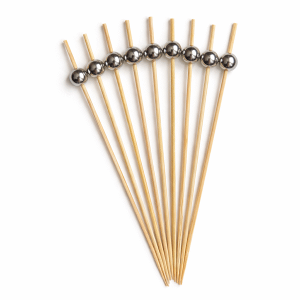 Mediniai smeigtukai su dekoratyviniais rutuliukais (10 vnt. pakuotėje)