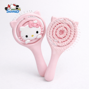 Rožinės Hello Kitty šukos