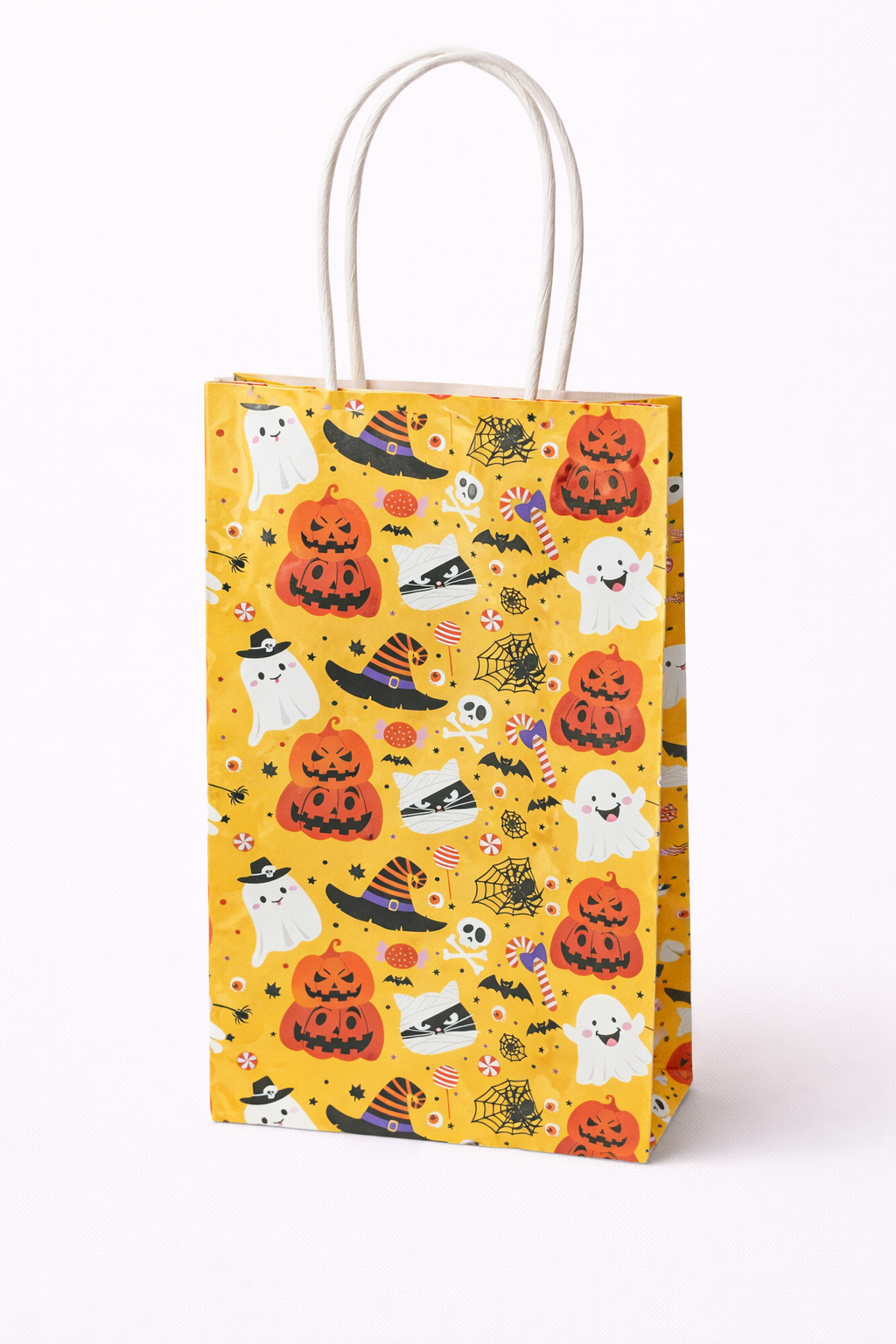 Helovino popieriniai dovanų maišeliai