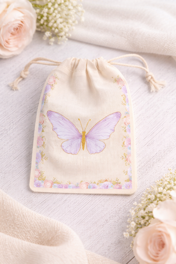 Medžiaginis dovanų maišelis – 15x10 cm