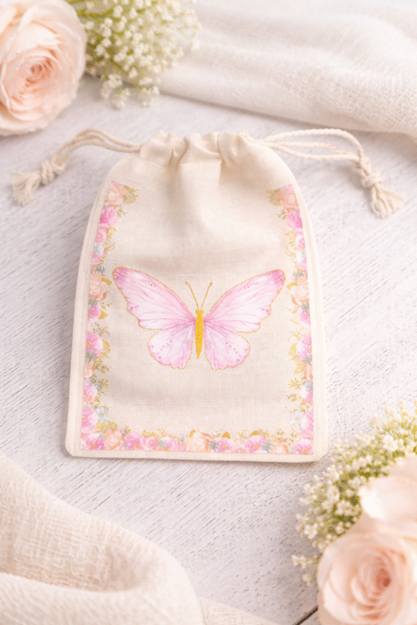 Medžiaginis dovanų maišelis – 15x10 cm