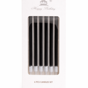 Gimtadienio žvakutės (13 cm, 6 vnt. pakuotėje)