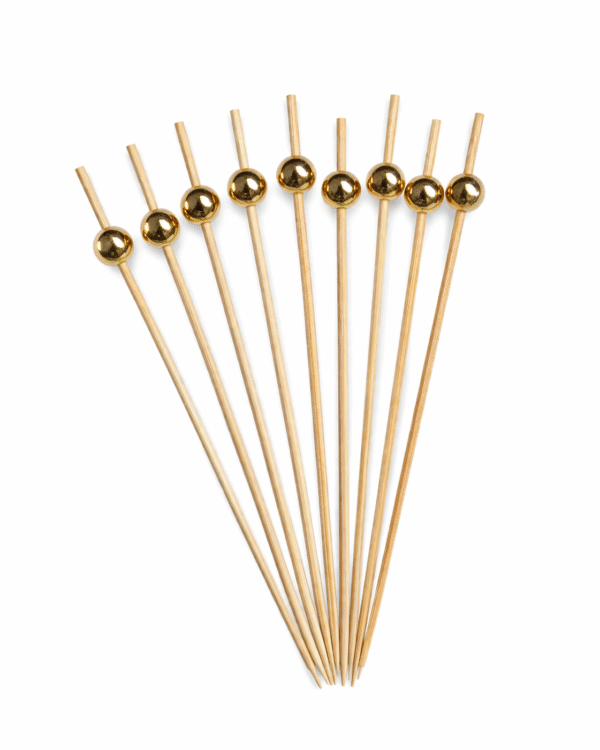 Mediniai smeigtukai su dekoratyviniais rutuliukais (10 vnt. pakuotėje)