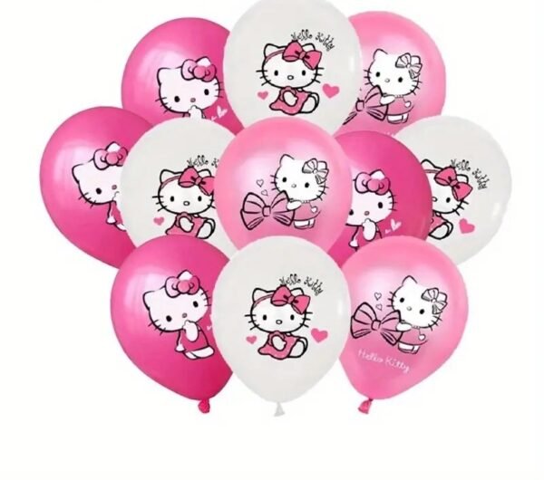 Hello Kitty lateksiniai balionai