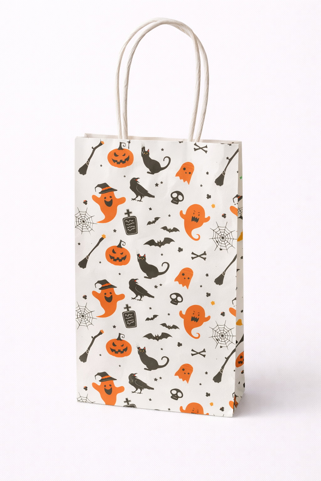 Helovino popieriniai dovanų maišeliai