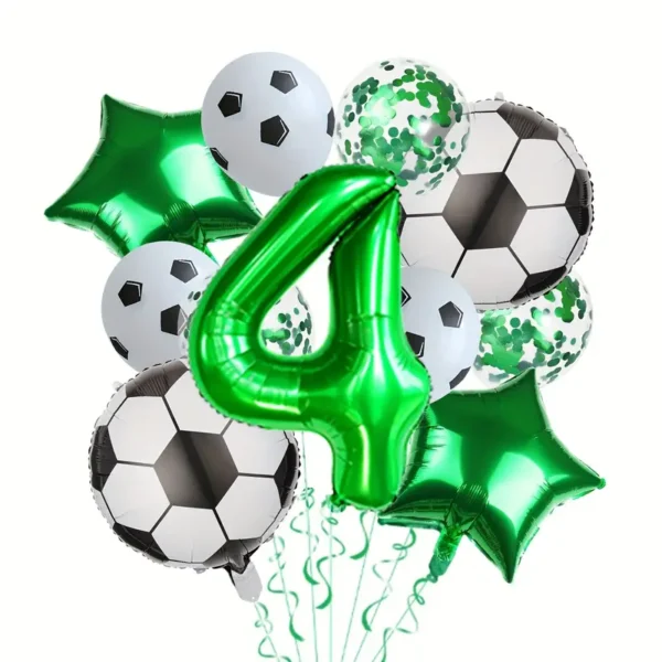 Balionų rinkinys su futbolo tematika (nuo 1 iki 9)