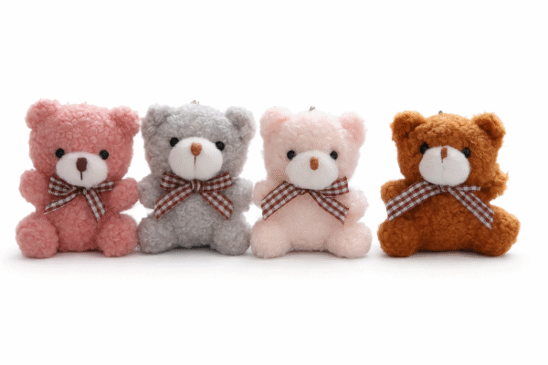 Minkštas pliušinis meškiukas dėžutėje