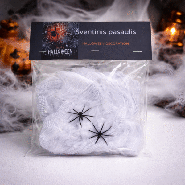 Dekoracija „Voratinklis su vorais“