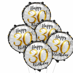 Folinis balionas Happy 30th Birthday (45 cm)