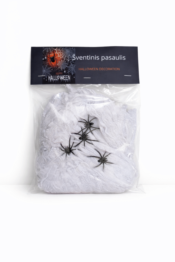 Dekoracija „Voratinklis su vorais“