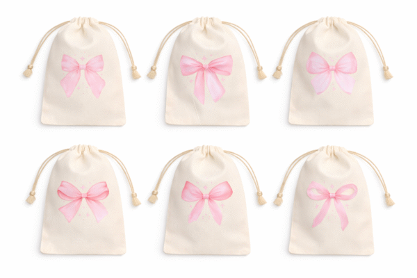 Medžiaginis dovanų maišelis – 15x10 cm