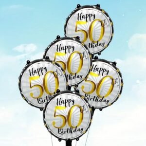5aa8c372-8938-4f90-ba35-1d6874231946 (1) Folinis balionas Happy 50th Birthday (45 cm)