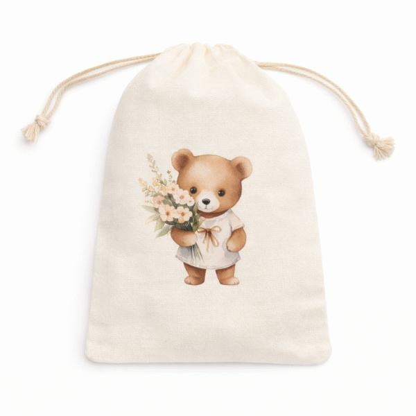 Medžiaginis dovanų maišelis – 15x10 cm