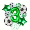 Balionų rinkinys su futbolo tematika (nuo 1 iki 9)