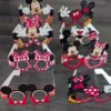 Vaikiški dekoratyviniai akiniai su Mickey ir Minnie Mouse motyvais