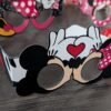 Vaikiški dekoratyviniai akiniai su Mickey ir Minnie Mouse motyvais