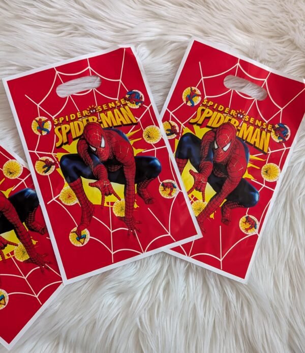 Dovanų maišelis Spiderman – raudonas