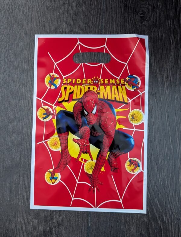 Dovanų maišelis Spiderman – raudonas