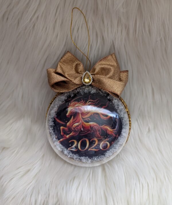 Rankų darbo Kalėdinis žaisliukas