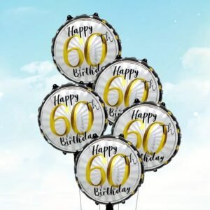 b520317b-8be0-49ed-97b2-594da72cca3d (1) Folinis balionas Happy 60th Birthday (45 cm)
