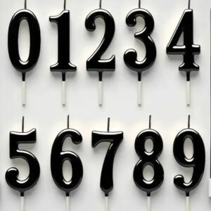 b9c958ac0fe64fd49e85dac32ccdab1c-goods Juodos spalvos skaičių formos gimtadienio žvakutės (0–9)